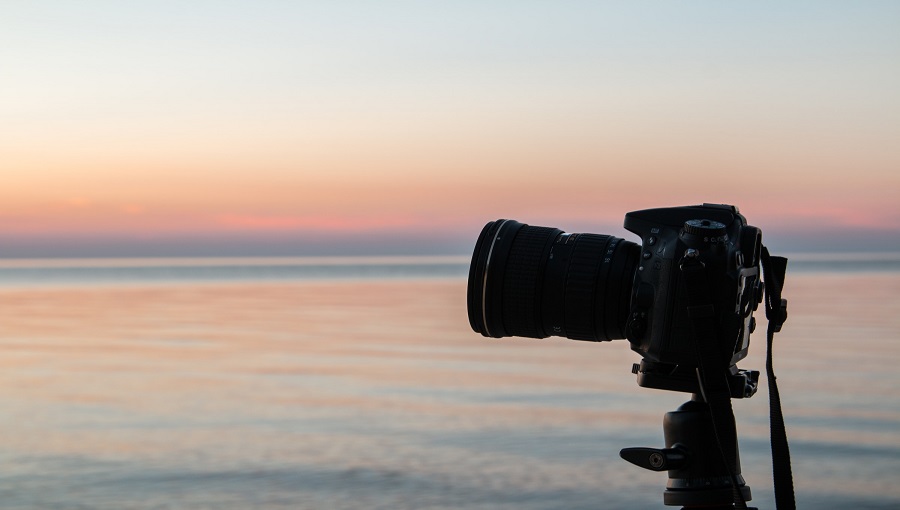 kamera óceánpart napnyugta