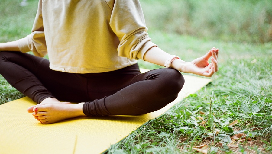 meditálás a szabadban béke