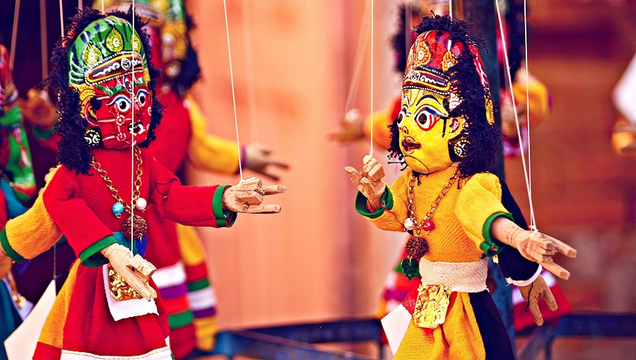 ázsiai marionett bábuk