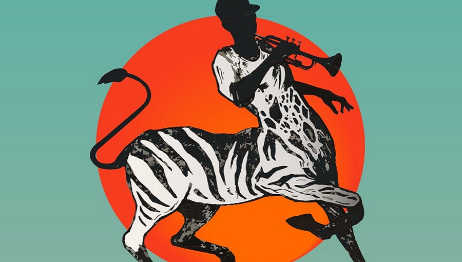 jazz fesztivál zebrás poszter