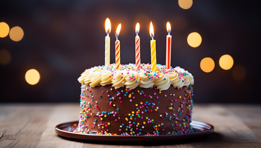 szülinapi torta gyertyák