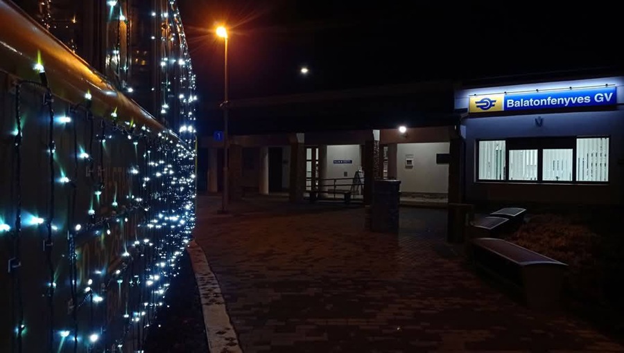 balatonfenyvesi tél kisvasút